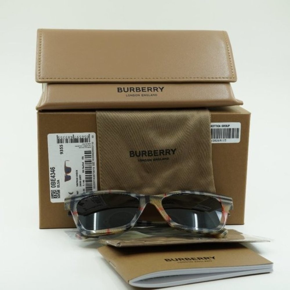 NEW 2022 BURBERRY BE4346 394487 SUNGLASSES - Picture 7 of 7